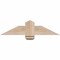 Ekena Millwork Eugene Smooth Timber Gable Bracket, Douglas Fir, 36"W x 9"H x 3 1/2"D x 5 1/2"F, 6/12 Pitch GBW036X09X0406EUG00SDF - alternate 1
